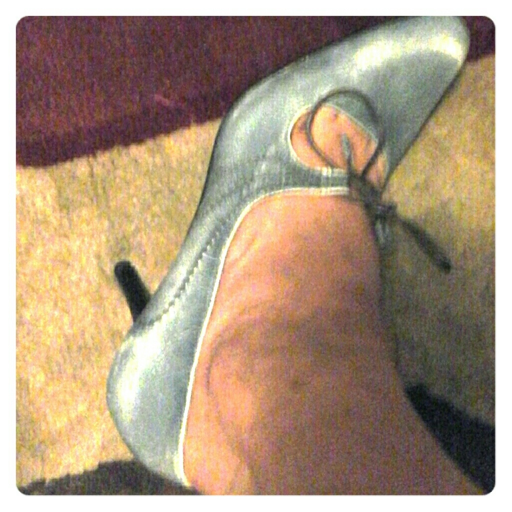 XOXO leather Shoes, size 9, 3" heel